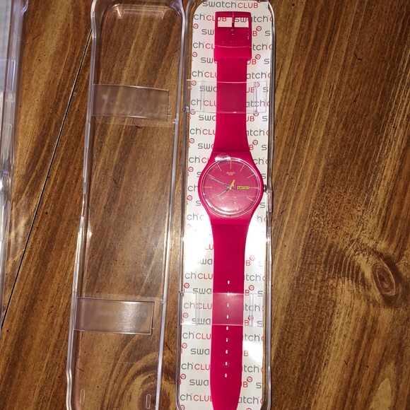 NITB Waterproof VINTAGE 1980s Swatch. Pink - Picture 3 of 5